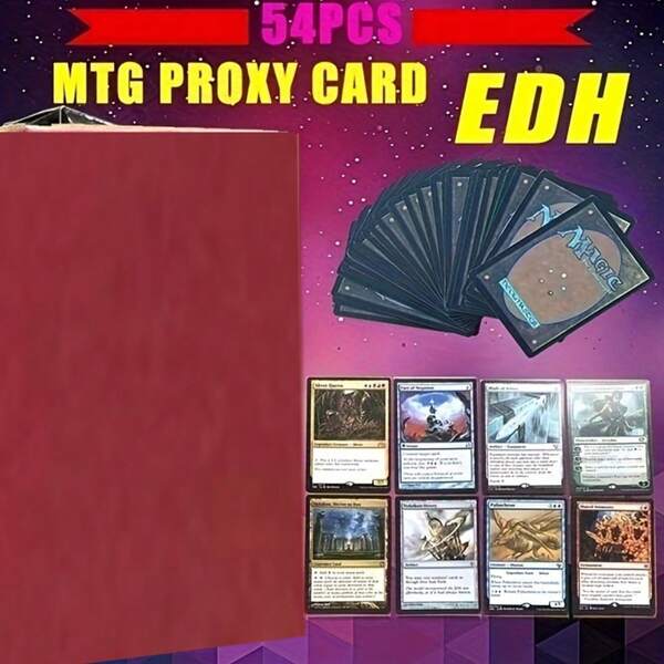 54pcs Black Core Magic The Gathering Cards P9 Dual Land Fetch Land Shock Lands Proxy Cards