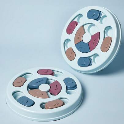PETSIN 1 件装宠物喂食器、宠物益智喂食器玩具、狗狗智力玩具、猫狗捉迷藏喂食器、宠物训练玩具、狗狗互动食碗、宠物食物托盘、宠物食物隔间游戏盘、宠物防呛碗、宠物用品、狗狗智力玩具、小狗智商训练喂食器、猫狗觅食玩具、宠物娱乐玩具，仅供宠物使用