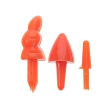 Accesorio de nariz de muñeco de nieve, nariz de zanahoria de Navidad para muñeco de nieve, juguete de accesorio de muñeco de nieve de nacimiento de invierno, miniaccesorio de muñeco de nieve de dibujos animados, manualidades de muñeco de nieve DIY, nariz de plástico artificial - Naranja - Ver 22