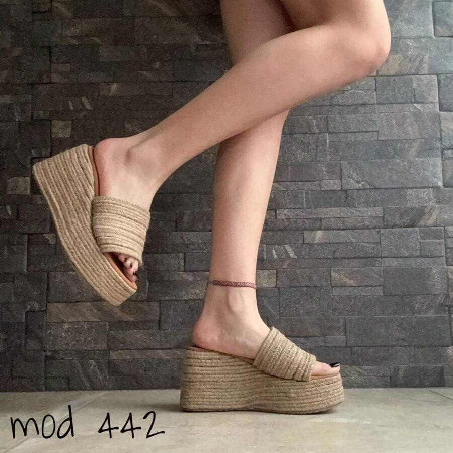 Plataformas para mujer, colores y tallas disponibles - yute - Ver 1