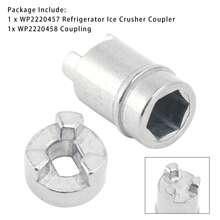 WP2220457 Refrigerator Ice Crusher Coupler + WP2220458 Coupling - WP2220457 & WP2220458 - View 5