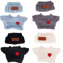 圣诞礼物（仅衣服）]第一代/第二代盲盒拉布拉布派对娃娃衣服，拉布拉布爱心毛衣，熊标志帽子（不含娃娃） - 彩色 - 查看 12