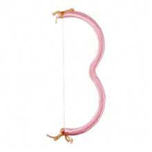 Cupid Bow And Arrow Set, Valentine's Day Cupid Costume Photo Props For Adults And Teens - Baby Pink - View 3