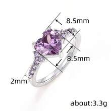 Heart-Shaped Ring For Women, Elegant & Gracious Wedding/Engagement Ring