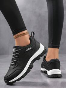 Zapatos para senderismo de mujer, zapatos de trekking con malla transpirable, antideslizantes y durables para montañismo, deportes y uso casual