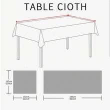 1 件灵感纯色桌布 - 柔软浅米色涤纶，吸水耐用，优雅餐桌罩，适合家居装饰、派对、婚礼和日常使用，餐桌装饰