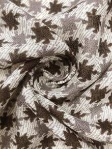 1pc Geometric Plaid Fashion Scarf, Suitable For Daily Wear - Multicolor - View 5