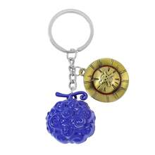 1 chiếc móc khóa trái cây cao su hình hoạt hình Anime One Piece cá nhân hóa, mặt dây chuyền trang trí thời trang, dây đeo túi có ngăn đựng thẻ ID, phụ kiện ô tô, quà tặng Giáng sinh - Nhiều màu - Xem 10