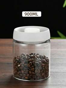 4/2/1pcs Vacuum Sealed Jars, Coffee Bean Storage Bottles, Kitchen Food, Grains, Tea Leaves, Glass Jars, Airtight Containers, Kitchen Accessories, Fresh Storage Jars, Kitchen Supplies, Glass Storage Containers, Coffee Bean Vacuum Sealed Glass Jars, Pressure Pump Storage Jars, Moisture-Proof Storage Jars, Moisture-Proof Vacuum Press Glass Jars, Suitable For Coffee Beans, Nuts, Kitchen Organization And Storage, Gift For Mom, Mother's Day Gift, Gift For Friends, Holiday Gift