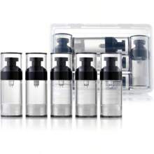 Wide Caliber Airless Vacuum Pump Bottle, Reusable Cosmetics Pump Dispenser, DIY Easy Canned, Mini Makeup Containers Travel Size Can Be Packaged Separately Shampoo Light Lotion