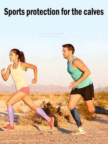 1 Pair/2 Pairs Calf Compression Sleeves For Men & Women - Leg Compression Sleeves Without Feet - Shin Splint Relief For Fitness, Running, Cycling - Leg Support Shin Splint Brace For Men & Women, Varicose Veins Compression Leg Sleeve, Calf Sleeve For Runners