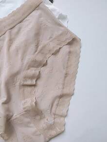 3pcs Women's Solid Color Thin Soft Wrinkle-Resistant Breathable Quick-Dry Panties