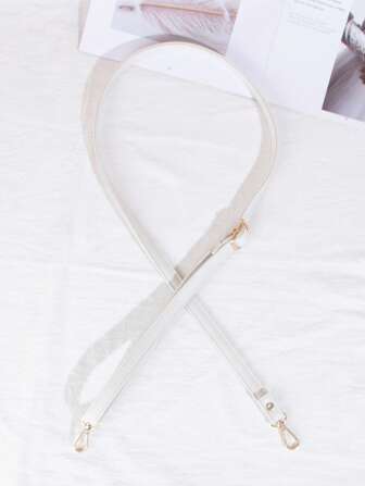 1pc עור PU קז'ואל מינימליסטי בצבע אחיד רצועת תיק מתכווננת