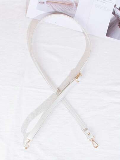 1pc PU Leather Casual Minimalist Solid Color Adjustable Bag Strap