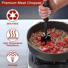 2pcs Handheld Plastic Meat Mincer, Convenient Home-Use Scraper, Multi-Functional Meat Chopper And Mixing Spatula. Material, Efficient Meat Mincing Without Sticking, Easy To Handle Minced Meat And Vegetables. Suitable For Daily Cooking, Family Gatherings, Holiday Cuisine, A Helpful Kitchen Prep Assistant, Practical And Convenient.
