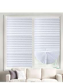 自粘式百叶窗遮光窗帘，斑马窗帘遮光窗帘卷帘拉帘适用于窗户法式门遮光帘适用于厨房浴室 - 2個 - 查看 8