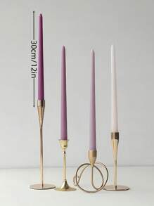 4 قطع/مجموعة - شمع طويل الساق 12 بوصة ب- 6 ألوان تدرجية، شمع للمناسبات، شمع لعشاء الشموع، ديكور المنزل، شمع أعياد الميلاد، شمع حفلات الولائم والزفاف الرومانسية، ديكور المكان، هدايا التخرج، هدايا صغيرة للحفلات، هدايا خاصة، ديكور هالوين وعيد الميلاد