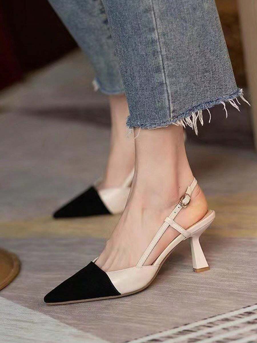 Women Pumps - Beige - View 1