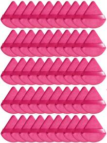 50/30/20/10/5/3/1 Pc Velvet Triangle Makeup Sponge, Makeup Tools, Reusable Makeup Sponge, Makeup Accessories, Powder Puff, Dry & Wet Use Makeup Sponge, Essential Makeup Tools For Hot Weather, Beach Makeup Tools, Suitable For Summer Travel Makeup, Foundation, Cream, BB Cushion, Summer Beauty Tools, Summer Solstice Promotion, Cheap, Stocking Stuffers, Makeup, Makeup Tools, Cheap Stuff, Gifts, Gifts For Women, Christmas Gifts