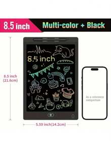Tabletă de desen LCD pentru întoarcerea la școală, potrivită pentru tabla de desen a elevilor, tabla de scris LCD pentru adulți, dimensiuni mari, bloc de schițe electronic reutilizabil, tablă de desen și blocnotes electronic, ideală ca și cadouri de birou, jucării, tablă de desen, tablă de scris electronică LCD, tabletă de desen cu ecran colorat, tablă de scris, cadou educativ de Crăciun, cadou de ziua de naștere, Halloween, Crăciun, Ziua Recunoștinței, cadou de Paște