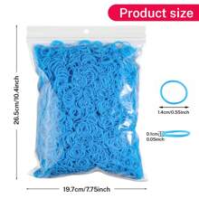 1500pcs/7500pcs Loom Bracelet Making Kit, Loom Bands, Rubber Ring Craft Gift, Refill Loom Bands Set, Loom Band Kit, Colorful Loom Band Set, For DIY Friendship Bracelet & Necklace Personalized Creation