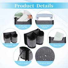 Luggage Handle Storage Bag Drink Bag Cup Holder For Suitcase Water Bottle Protection Sleeve Minimalist Water Cup Storage Bag Gifts For Friend Fits Roll On Suitcase Handles Attachment Holder Suitable For All Suitcase Handles Water Bottle Bag For Outdoor Travel Accessories Travel Essentials Summer Vacation Back To School - Multicolor - View 6