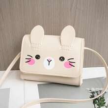 Mini bolsos para niños, gran oferta, bolsos de hombro tipo bandolera pequeños de cuero PU de princesa para niñas, monedero bonito para niños - Blanco - Ver 1