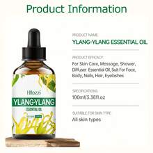 Hllozzi 100ml/30ml/10ml Ylang Essential Oil Is Suitable For Diffusers, Aromatherapy Machines, Facial, Hair And Nail Massage Oils, DIY Perfume, Soap, Spa, Long-Lasting Fragrance - Yilan Oil - View 10