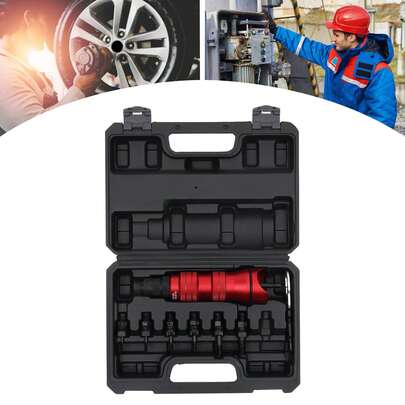 Rivettatrice 2.4-6.4mm Per Trapano Avvitatore A Battery Dadi Rivettati M3-M10