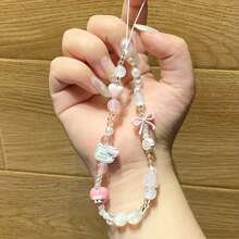 1 pieza Estilo aleatorio Accesorio de teléfono con colgante de Hello Kitty Kawaii de Sanrio, lindo encanto compatible con gato Kitty para decorar joyas (algunas partes pueden ser aleatorias)