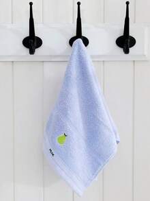 Toalha pequena de 1/4 peças, estampa de frutas bordadas, 9,84 x 19,68 polegadas, várias cores, toalha de rosto/mão, absorvente e de secagem rápida, unissex, adequada para banheiro, escola, cozinha, presente de feriado, viagem e uso externo. Toalhas de banho para salão de beleza, esportes de hotel, itens essenciais para casa, toalha, cuidados com a pele. - Multicolorido - Ver 13