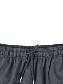1 Stück Herren Lässig Sportbekleidung Set, Frühling/Sommer Loose Fit Jogginghose für Laufen, Outdoor Wandern, tägliche Fahrten, Sommer gestreifte verkürzte Hose