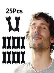 50 pezzi, dilatatore nasale multifunzionale, cerotto ausiliario, cerotto per la riduzione del russamento, uso quotidiano, cerotto per la respirazione notturna, migliora la qualità del sonno e aiuta la respirazione, ventilazione assistita fisicamente, cerotto nasale appositamente progettato, comodo per respirare dal naso. Supporto non sensibile per il naso, delicato e non irritante, adatto per il confezionamento portatile per la casa.