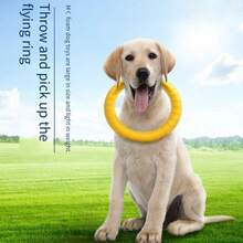 1pc Dog Chew Toy Durable Flying Disc Outdoor Training Tug Rope Ball Pet Toy - Multicolor - View 9