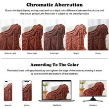 Super Soft King Blanket Pink Premium Silky Flannel Fleece 3D Ribbed Jacquard Lightweight Bed Blanket All Season Use (Pink Ribbed, King(90"X110")) - 咖啡 - 查看 6