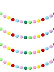 24 قطعة / عبوة من الكرات الملونة الوردية والزرقاء، مناسبة لديكور إكاليل الأعياد والحفلات والمنزل والكريسماس وعيد الحب ورأس السنة - متعدد الألوان - مشاهدة 11