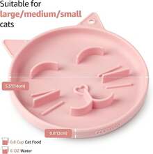 Coomazy Large Silicone Slow Feeder Dog Bowls, Interactive Puzzle Toy Pets Food Training, Keeps Dogs Busy, Prevents Puppy Overeating (Dark Green, Large: 3.2Cup) - Hồng - Xem 11