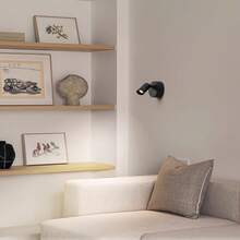 LED Rechargeable Wall Lamp, Magnetic Spotlight, Painting Lamp, Night Light, Bedside Reading Light, Eye-Caring Bedroom Night Light, Dimmable, Wireless No Drilling, 360° Rotatable Touch Control, Rechargeable Battery - Multicolor - View 8