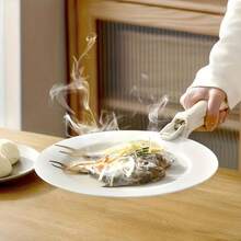 1 件硅胶隔热锅架、防滑盘夹、蒸笼钳、碗盘夹、耐热厨房烹饪工具，用于处理热菜和炊具 - 彩色 - 查看 7