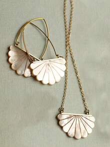 2pcs/Set Vintage Bohemian Style Faux Pearl Decor Art Bridal Wedding Earrings, Modern Bridesmaid Gift - Multicolor - View 6