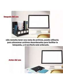 Desktop Bookshelf - Black - View 4