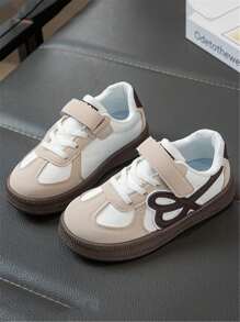 Zapatillas de moda para niños Otoño 2025 Nuevo diseño talla grande vendido, Zapatos deportivos y casuales para niñas y niños, Suela suave minimalista