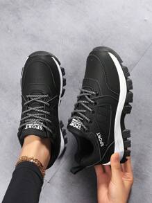 Zapatos para senderismo de mujer, zapatos de trekking con malla transpirable, antideslizantes y durables para montañismo, deportes y uso casual