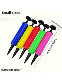 1pc Manual Balloon Inflator Pump - No Electricity Required, Random Color (Red, Green, Yellow, Pink) Handheld Latex & Foil Balloon Inflator - Easter, Wedding, Christening, Thanksgiving Party Accessory, Easy Operation Durable Design, Essential Tool For Celebrations (Recommend Purchasing 28CM Extra Large Size)