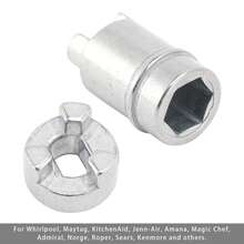 WP2220457 Refrigerator Ice Crusher Coupler + WP2220458 Coupling - WP2220457 & WP2220458 - View 4