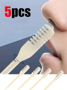 30/20/10/5/1pc Nose Hair Remover, Easy To Clean, Tail Removes Ears, Two-In-One Remover: 360-Degree Rotating Nose Hair Trimmer For Men And Women, A Must-Have For Personal Care