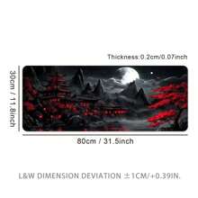 Bai Yue Gu Lou Extra Large Mouse Pad, Gaming Desk Mat, Big Size Keyboard Pad, Washable, Anti-Slip Rubber Base, Locked Edges, Gift Mouse Pad, Desktop Protector, Study Desk Mat, Multiple Sizes Available, Computer Keyboard Pad, Laptop Pad, School Supplies,Back To School