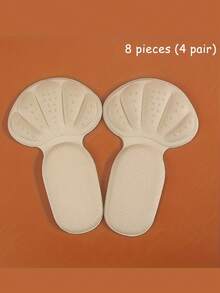 2/4/8/12pcs Soft TPE Non-Slip Heel Cushions With Breathable Damping, Adjustable Height And Cuttable Design For Comfortable Shoe Wear
