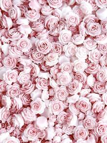 150Pcs Mixed Sizes Of ABS French Pink Flowers Nail Charms 3D Rose Camellia Suitable For Valentine's Day Gatherings Nail Art Accessories DIY - Hồng - Xem 7