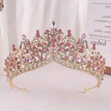 1 peça de joia de liga de cristal com gota d'água, adequada para mulheres, casamento, feriado, aniversário, festa